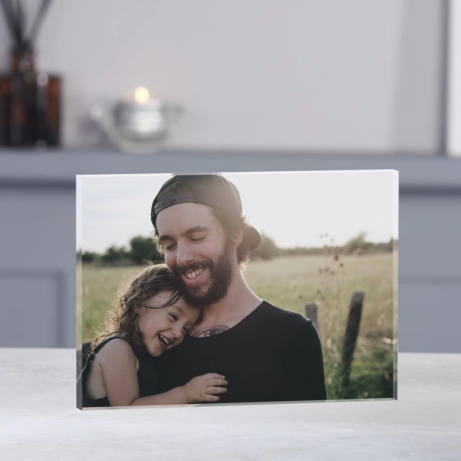 Photo Acrylic Block - Персонализированный акриловый блок с фото, печать