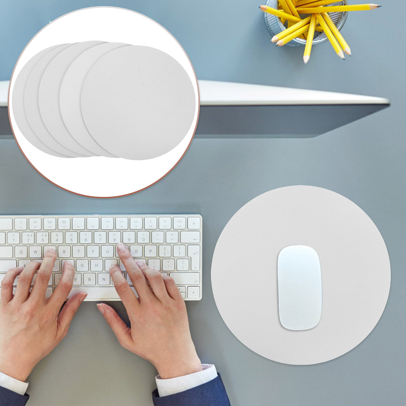 Mouse Pad Blank Sublimation - 5 шт. больших пустых ковриков для