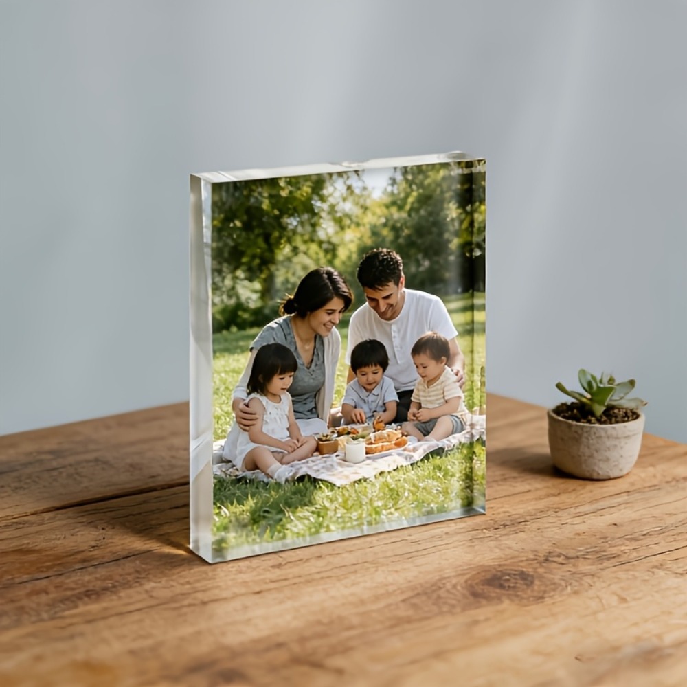 Персонализированная акриловая  – обзор и цена Photo Acrylic Block